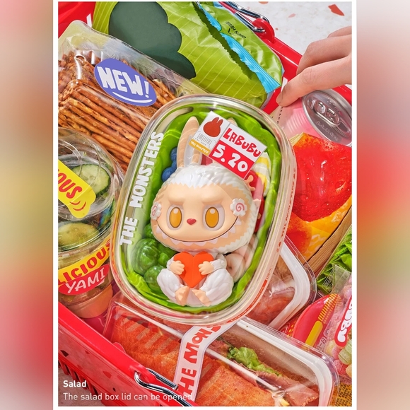 🍜 Pop Mart x The Monsters Wacky Mart Series Figures - Salad - Picture 1 of 2